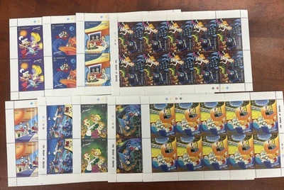 San Vicente 1990 - Los Supersónicos - Juego de 9 hojas de estampillas Scott #1454-64 - MNH Foto 1 de 4