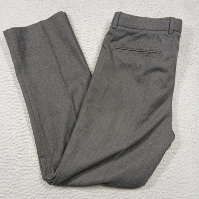 Armani Collezioni Traje Pantalones Para Hombre 32x30 Gris Espiga Lana Vestido Italia Foto 1 de 4