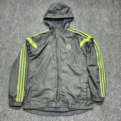 Adidas Seattle Sounders FC Windbreaker Jacket Full Zip Soccer Youth Boy's XL 18 - Image 1 of 4