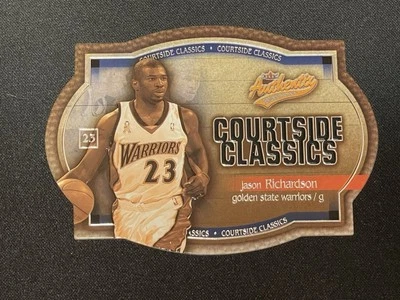 /750 2002-03 FLEER COURTSIDE CLASSICS Jason Richardson Warriors DIECUT 13CC Foto 1 de 4