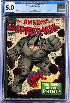 Amazing Spider-Man 41 CGC 5.0 OW/WH 1966 - Изображение 1 из 3