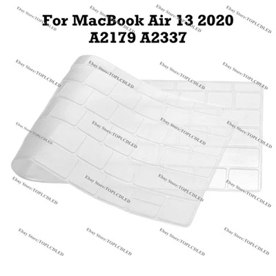 Ultra Thin Transparent TPU Keyboard Cover For MacBook Air 13 2020 A2179 A2337 - Image 1 of 4