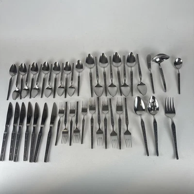 45 Piece Lot of Riviera Cordova Stainless Steel Flatware Japan - Image 1 of 4