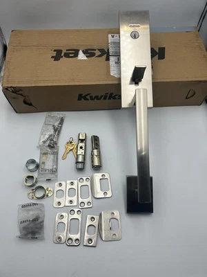 Manija exterior Kwikset 818VNHLIP-15S monocilíndrica Vancouver - níquel satinado Foto 1 de 4