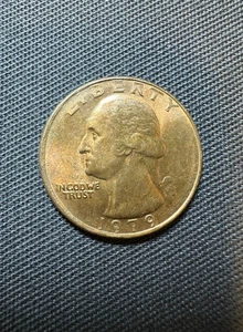1979 Liberty Quarter Error Coin - Missing Head Clad - Uncirculated - Picture 1 of 7