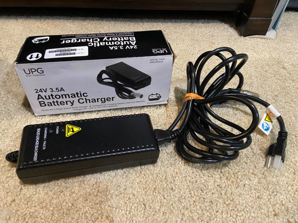 Nuevo Cargador de Batería ELE18034400 ORGULLOS Movilidad Scooter 24V 3.5A Foto 1 de 1