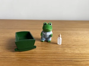 Sylvanian Families Bullrush Frog Baby Figure - Very rare. Epoch 1985 - Picture 1 of 4