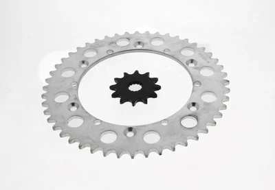 Sprockets fit Yamaha YZ125 125 1987 - 1998 Front and Rear Black 12/48 - Image 1 of 3