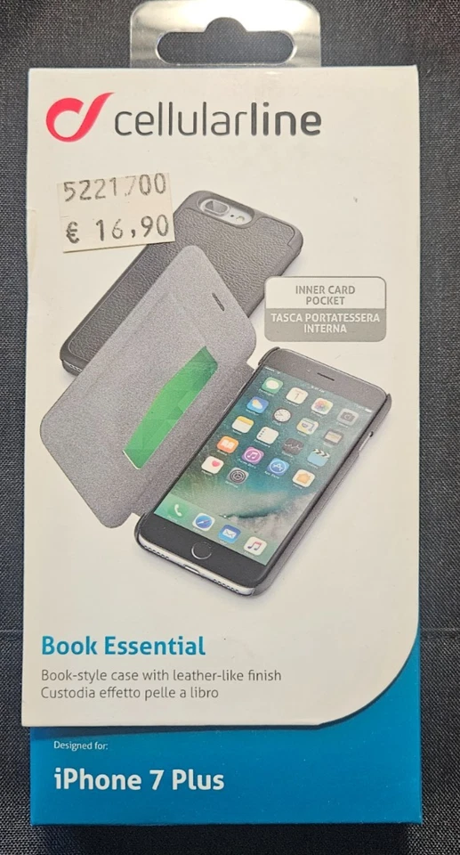 Custodia cellulare IPHONE 7 PLUS CELLULARLINE - Immagine 1 di 1