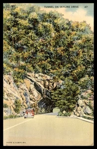 Postal túnel en Skyline Drive, Shenandoah NP, VA - Imagen 1 de 2