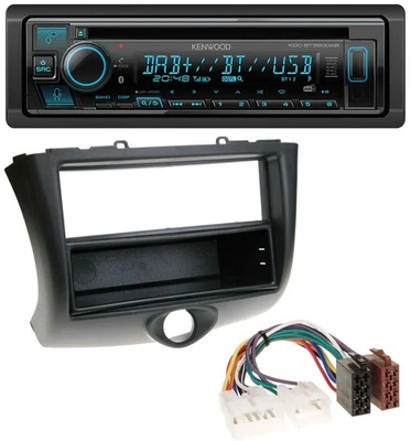 Kenwood Bluetooth DAB CD MP3 USB Autoradio für Toyota Yaris (2003-2006) - Bild 1 von 4