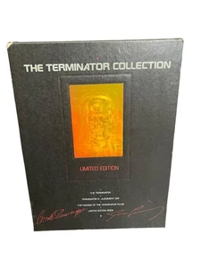 The Terminator Collection Limited Edition Box Set 3 VHS and Collectors Book 1992 - Picture 1 of 8