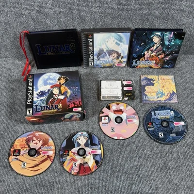 Lunar 2: Eternal Blue Complete (PlayStation 1, 2000) Usado en Excelente Condición Probado Funcionando (LEER) Foto 1 de 4