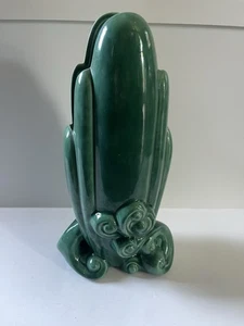 Gonder Art Deco Cactus Vase Teal Green Large # 826 USA - Picture 1 of 4