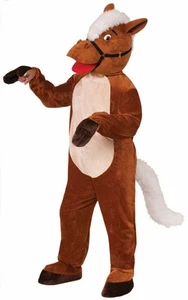 Forum Novelties Womens Henry The Horse Plush Mascot Adult Sized Costumes, Brown - Picture 1 of 4