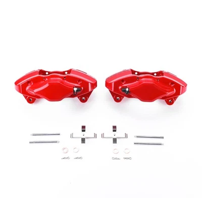 PowerStop S3780 Red Powder Coated Calipers For 08-17 Subaru Impreza WRX STI - Image 1 of 4