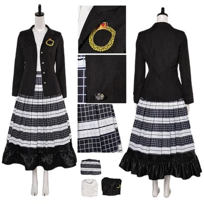 Escarabajo Lydia Jugo Vestido Juegos con disfraces Disfraz Halloween Trajes Conjunto Falda Abrigo Camisa Foto 1 de 4