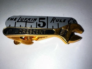 Vintage CRESCENT Adjustable Wrench Tie Tack Bar Clip Kinney Co. - Rare Version! - Picture 1 of 7