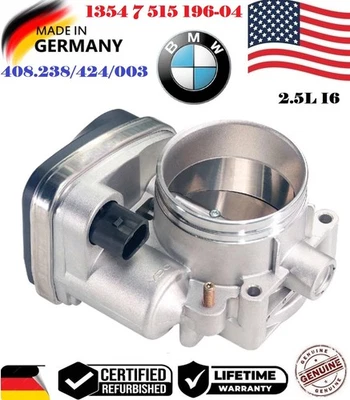✅ПОДЛИННЫЙ корпус дроссельной заслонки для 03-06 BMW 325i 325xi 325Ci 2,5 л I6 #1354 7 515 196-04 - Изображение 1 из 4
