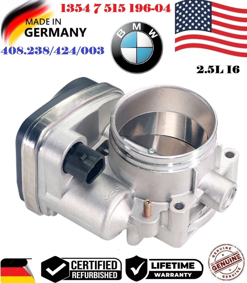 ✅Cuerpo del acelerador genuino para 03-06 BMW 325i 325xi 325Ci 2,5 L I6 #1354 7 515 196-04 Foto 1 de 4