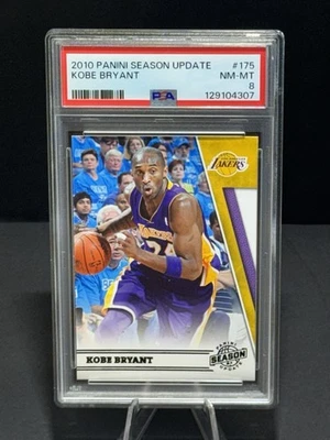 Обновление сезона 2010 Panini Kobe Bryant Lakers #175 PSA 8 - Изображение 1 из 2