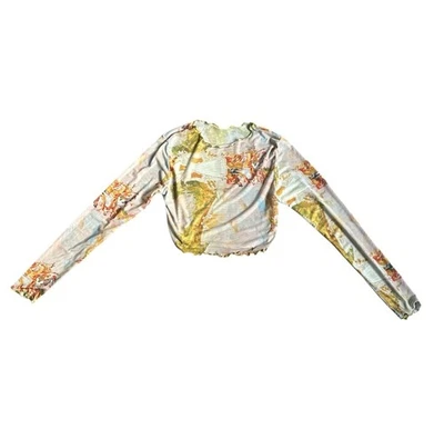 Top corto Renaissance para mujer pequeños ángeles gráficos histérico ligero Foto 1 de 4