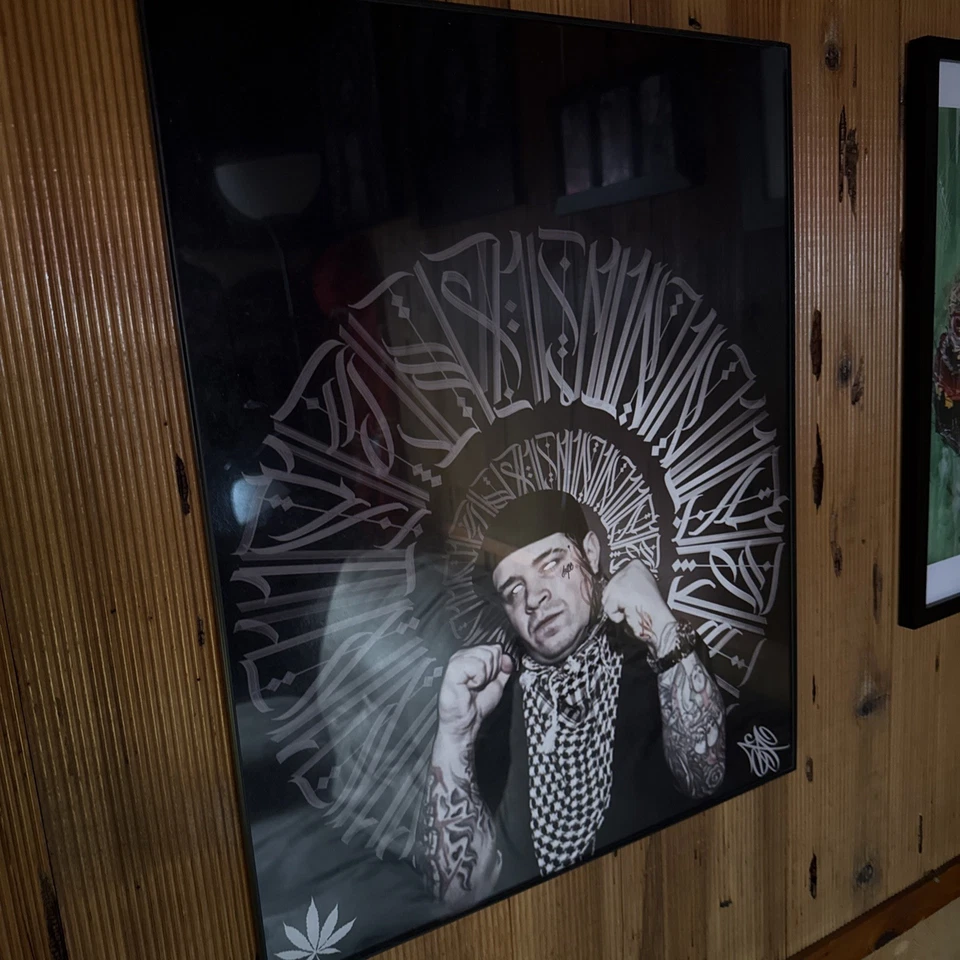 Jedi Mind Tricks Vinnie Paz Framed Rare Art Print Poster - Image 1 of 3