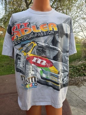 Camisa De Colección Elliott Sadler Chase Authentics M&M’s NASCAR Estampado Completo Para Hombres AOP XL Foto 1 de 4
