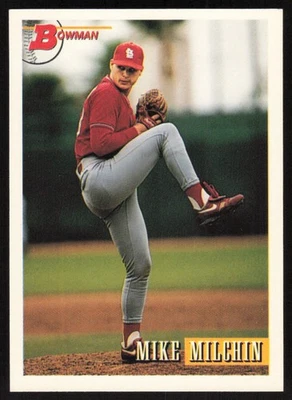 Mike Milchin 1993 Bowman: #516 St. Louis Cardinals - Image 1 of 2