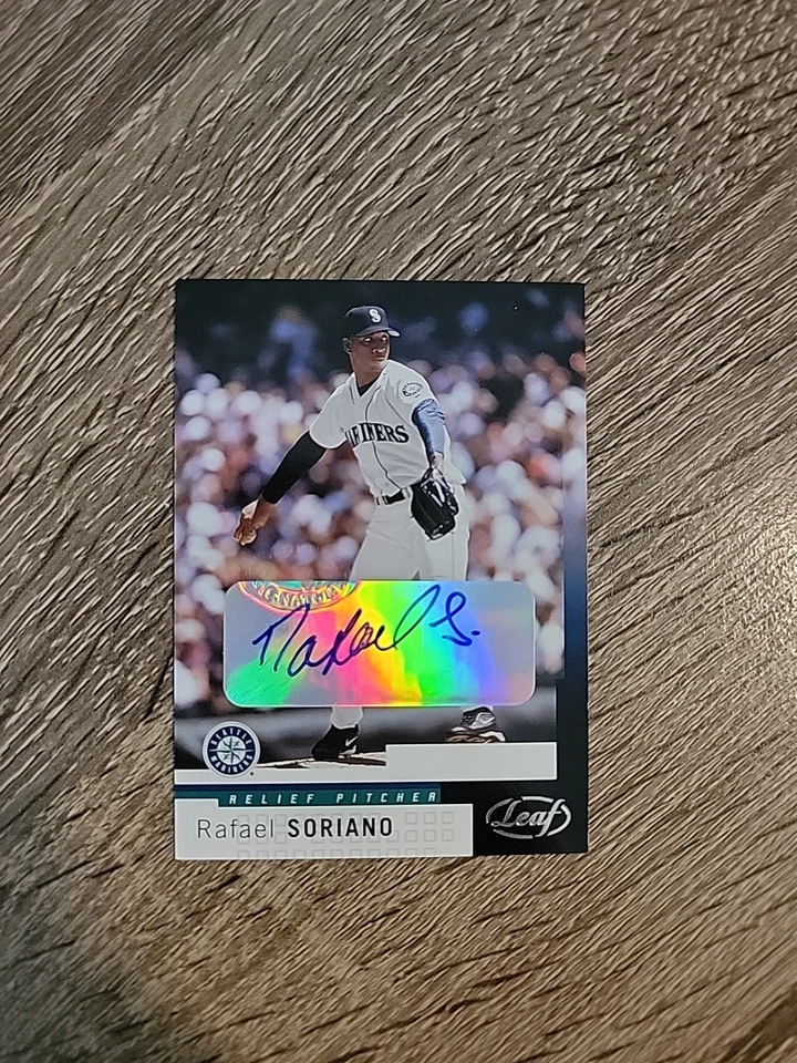 2004 Leaf Second Edition Auto Rafael Soriano #76 Mariners - Image 1 of 4