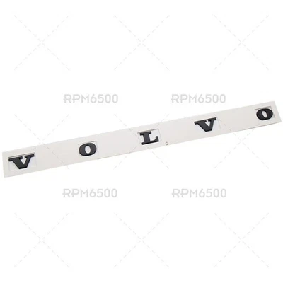 Placa de identificación emblema deportivo negro brillante para Volvo tapa del maletero trasero letra logotipo Foto 1 de 2