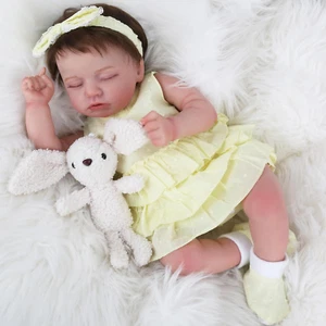 Realistic Reborn Baby Dolls - 20 Inch Sleeping Baby Soft Weighted Lifelike Newbo - Picture 1 of 14
