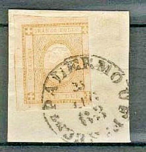 ITALY  Sc P1 ON SMALL PIECE Used FVF - Image 1 of 1