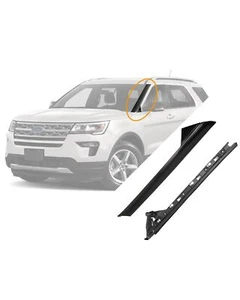 Windshield Trim Molding A-Pillar Set, Compatible with 2011-2019 Ford Explorer... - Picture 1 of 8