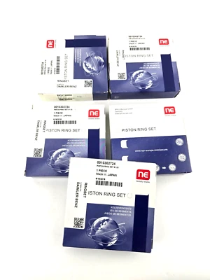 NE/NPR Juego de anillos de pistón Mercedes Benz (5 piezas) 0010302724 300CD 300D 1975-1981 STD Foto 1 de 3