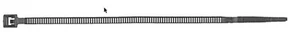 UV Black Nylon Cable Ties 14" Professional Quality 100/Pack - Picture 1 of 1