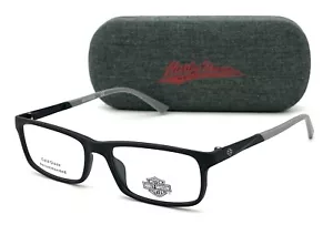 HARLEY DAVIDSON HD0151 002 Matte Black / Demo Lens 50mm Eyeglasses - Picture 1 of 4
