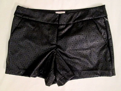 GB Pupu Imitación Cuero/Poliéster Forrado Negro Estrella Recorte Pantalones Cortos Junior Talla 1 Nuevo Foto 1 de 2