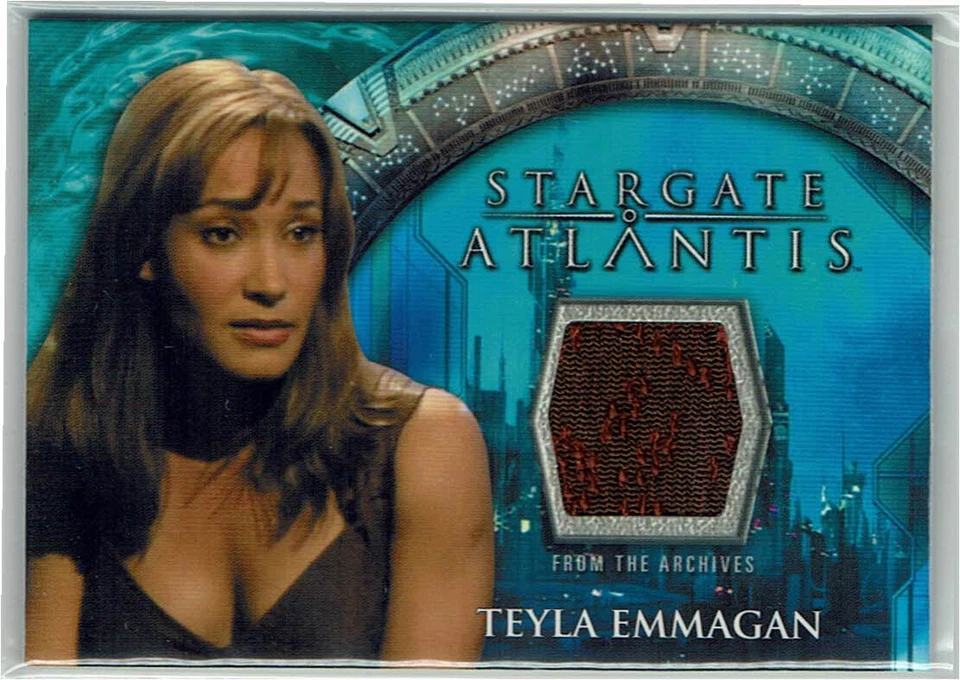 Stargate Heroes Atlantis Costume Prop Card Rachel Luttrel as Teyla Emmagan - Image 1 of 1