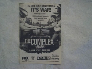 2004 THE COMPLEX MALIBU TV SHOW *AD PRINT ONLY, Series Premiere,reality series - Picture 1 of 2