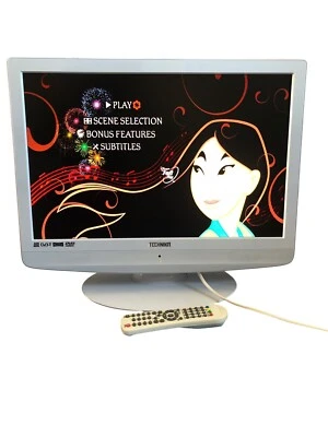 Technika X22/14C-GW-TCD-UK 22”LCD TV + DVD Player, Remote Control + Freeview - Image 1 of 4