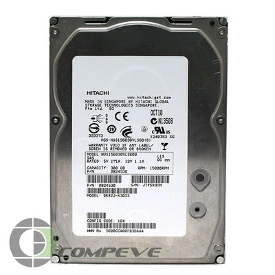 Hitachi  300GB HUS156030VLS600 15000RPM SAS 6GBPS 64MB 0B24530 Hard Drive - Image 1 of 2
