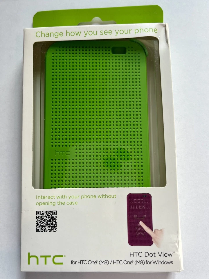 HTC ONE M8 Dot View Case -Interact With Your Phone without Opening The Case! NEW - Image 1 of 3