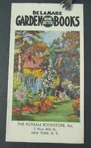 Putnam Bookstore DELAMARE GARDEN BOOKS Catalog circa 1935 - Picture 1 of 4