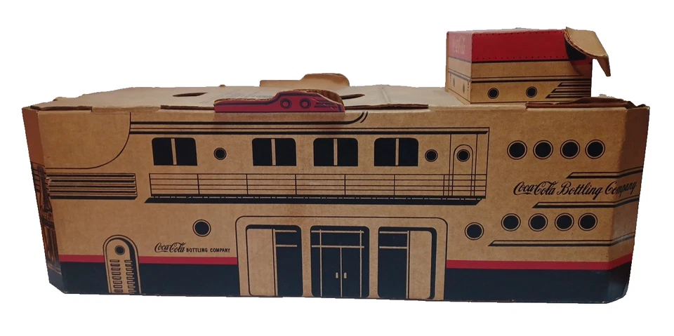 1970's Coca-Cola Promotional Cardboard Lunch Box Los Angeles Coke Plant JRRTS - Image 1 of 4