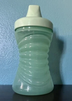 Чашка NUK® Fun Grips® Hard Spout Sippy 10 унций зеленая как новая - Изображение 1 из 3
