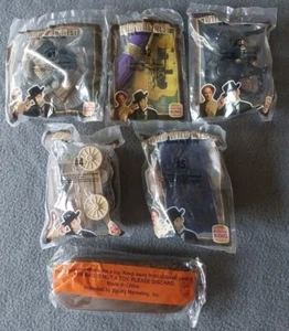 NEW Wild Wild West Toy Complete Set Of 6 Burger King & Sunglasses Artemis Gordon - Picture 1 of 7