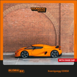 Modellino auto Tarmac Works 1:64 Koenigsegg CC850 arancione - Foto 1 di 3