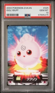 PSA 10 GEM MINT Igglybuff #025 Carddass Zukan Advanced Gen. Bandai Pokémon POP 1 - Picture 1 of 4