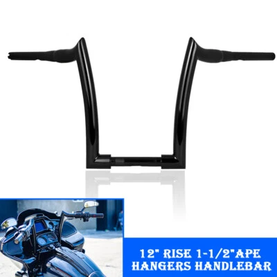 12'' Rise Rise Ape Hangers Handlebar For Kawasaki Vulcan 1500 Foto 1 de 4